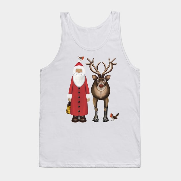 father christmas rudolph Tank Top by KateVanFloof